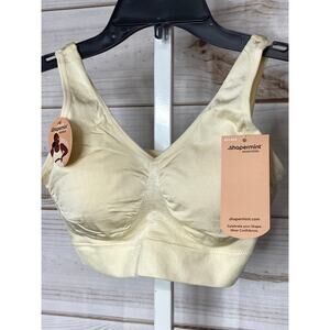Brand New Shapermint Essentials Women's Size Small Chai Full Coverage Bra